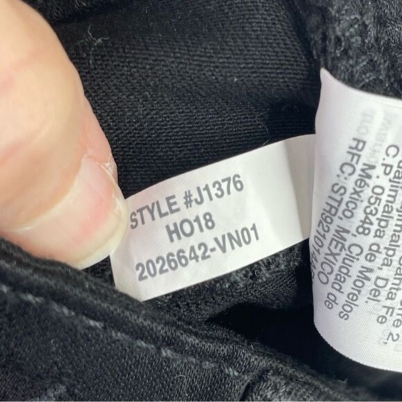 Madewell Jeans Women's 23 Black Skinny Curvy High Rise Stretch Preppy J1376 - Picture 8 of 13